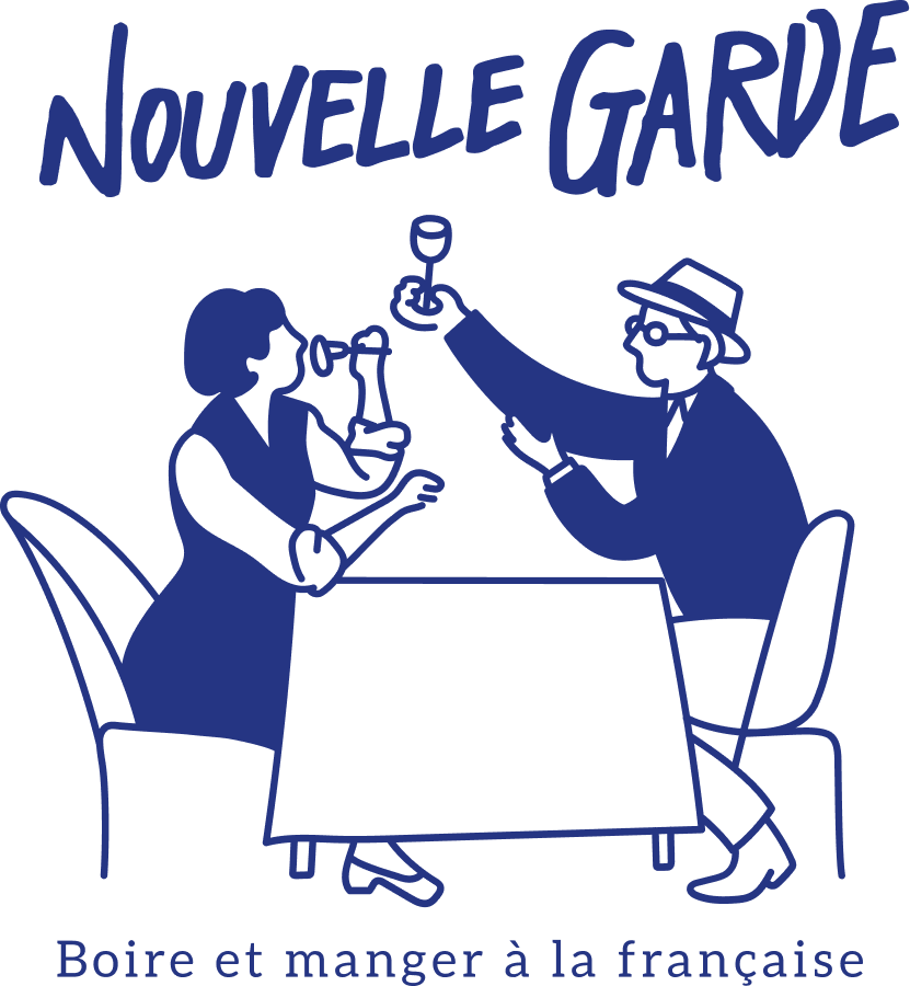 La Nouvelle Garde - Logo Footer bleu marine