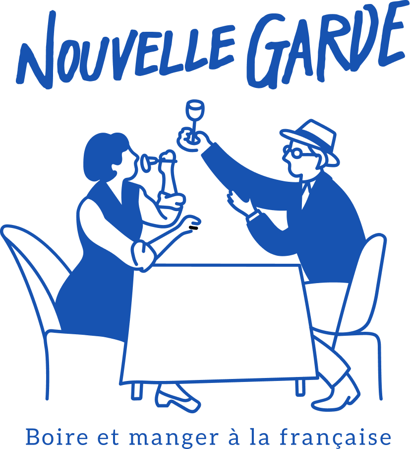 La Nouvelle Garde - Logo footer bleu charlie